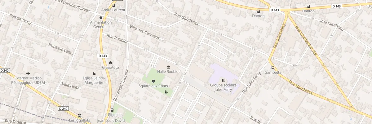 Plan du 59 Rue Eugène Martin à Fontenay-sous-Bois