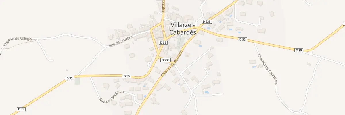 Plan du 6 Che de Parazols à Villarzel-Cabardès