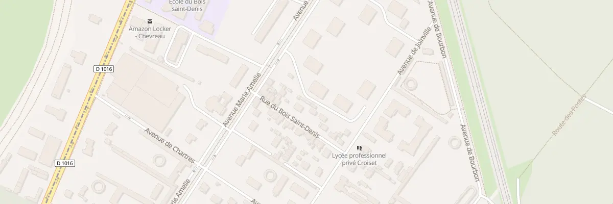 Plan du 11A Rue du Bois St Denis à Chantilly