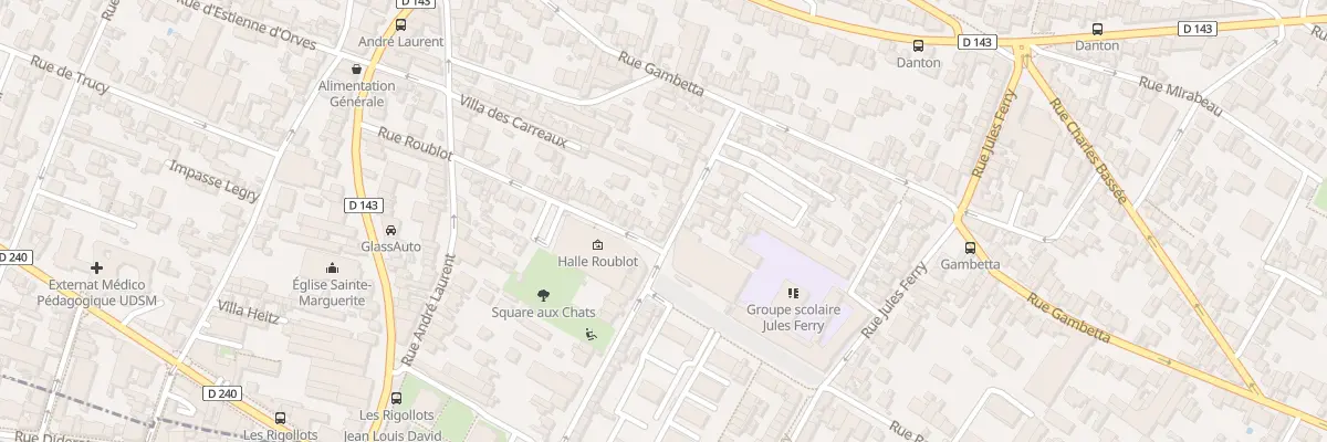Plan du 61 Rue Eugène Martin à Fontenay-sous-Bois
