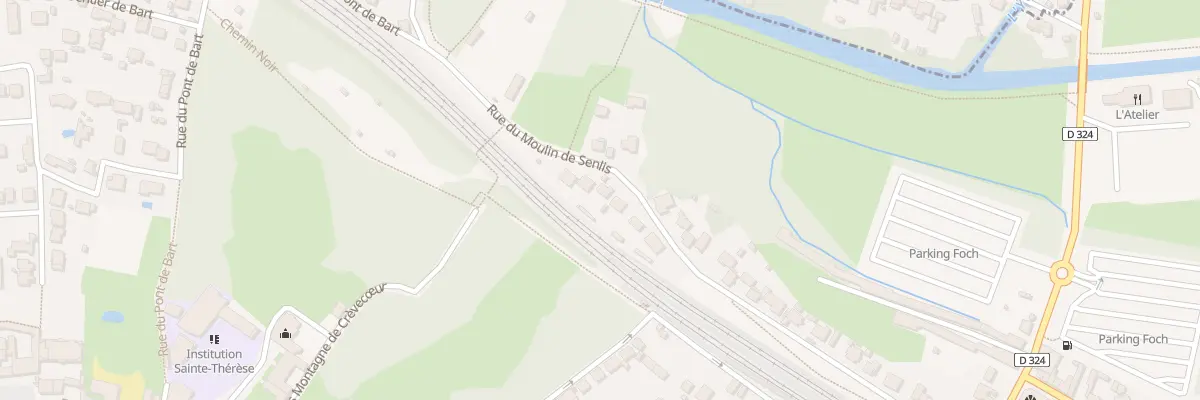 Plan du 1C Rue du Moulin de Senlis à Montgeron