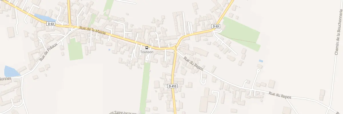 Plan du 2 Rue de la Libération à Tousson