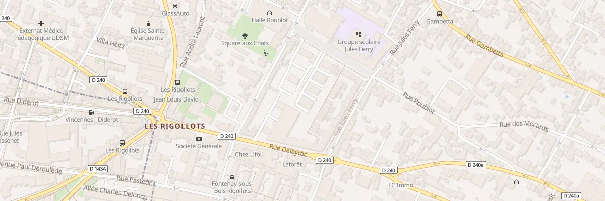 Plan du 59 Rue Roublot à Fontenay-sous-Bois