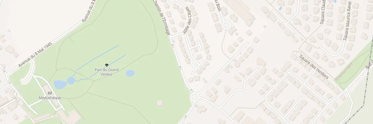 Plan du 36 All des Cèpes à Soisy-sur-Seine