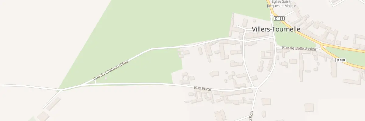 Plan du 13 Rue du Château d’Eau à Villers-Tournelle
