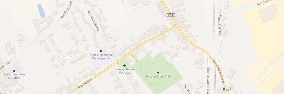 Plan du 480 Rue Danton à Isbergues