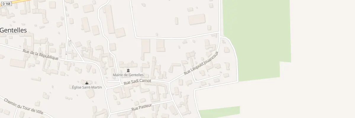 Plan du 3 Rue Léopold Jouancoux à Gentelles