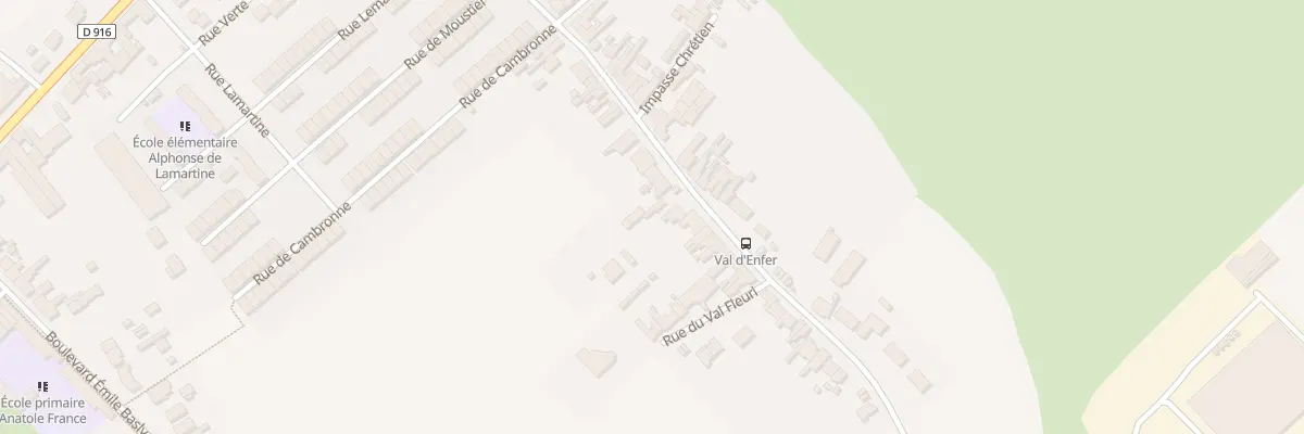 Plan du 345 Rue Raoul Briquet à Auchel