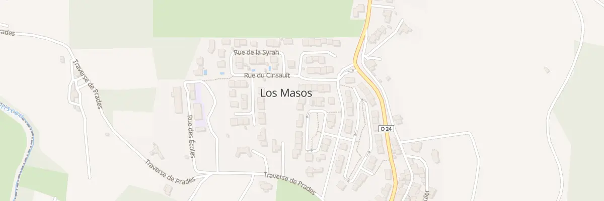 Plan du 6 Rue du Merlot à Los Masos