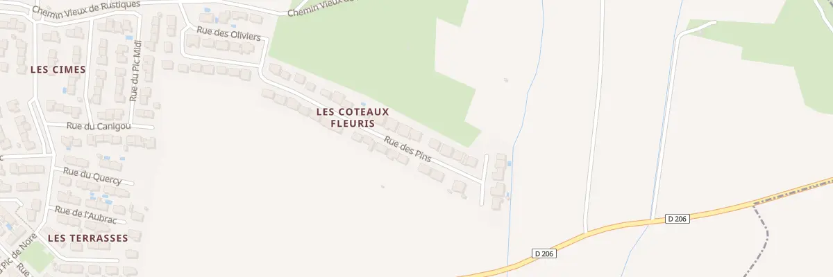 Plan du 23 Rue des Pins à Trèbes