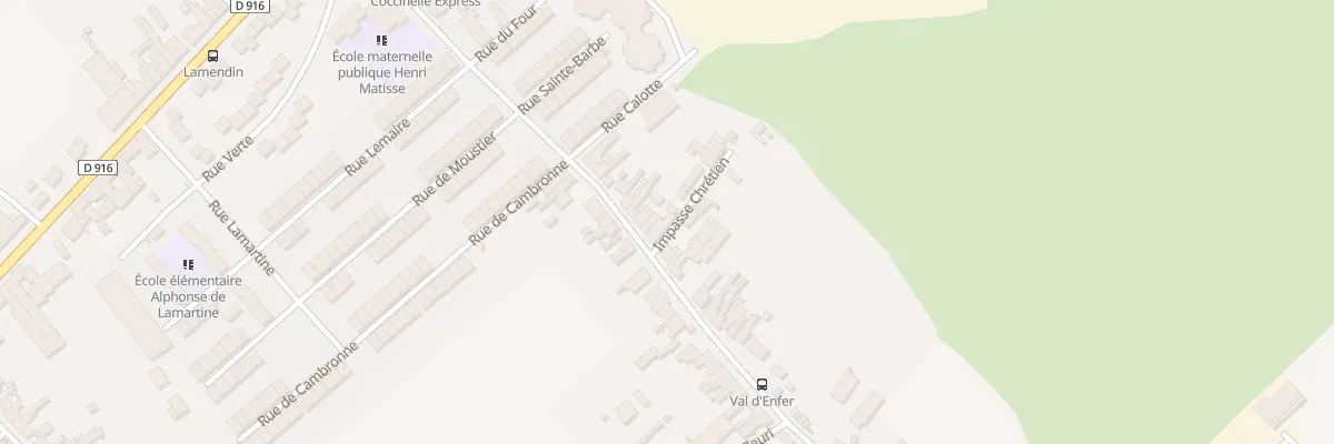 Plan du 340 Rue Raoul Briquet à Auchel