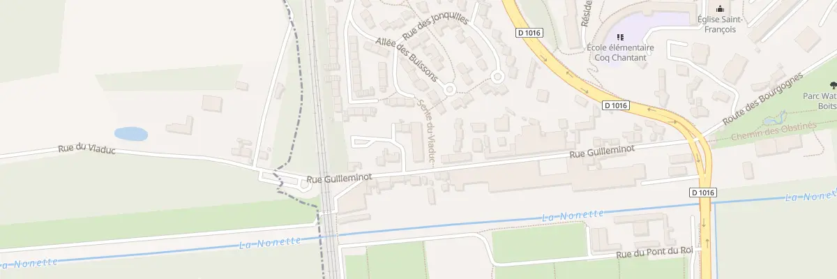 Plan du 26 Rue Guilleminot à Chantilly