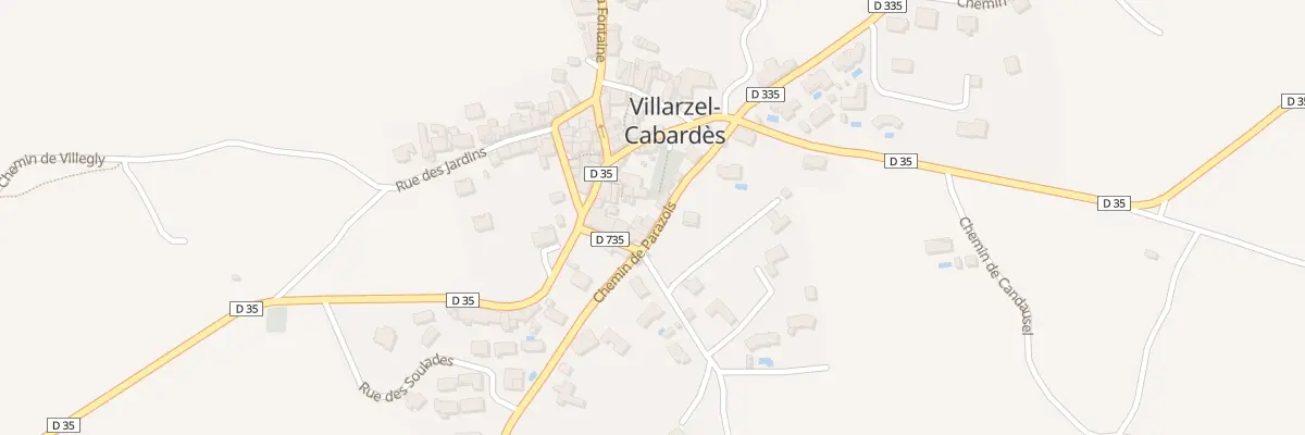 Plan du 5063 Le Village à Villarzel-Cabardès