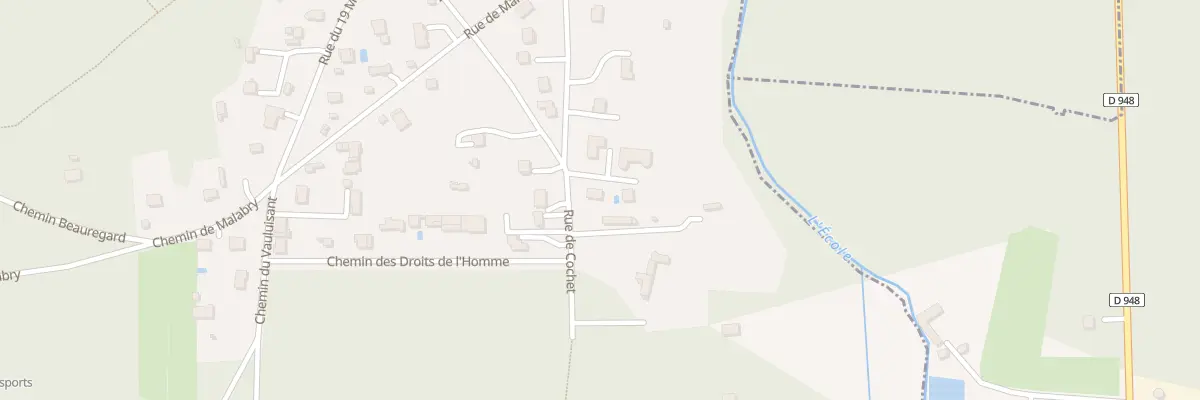 Plan du 36 Rue de Cochet à Moigny-sur-École