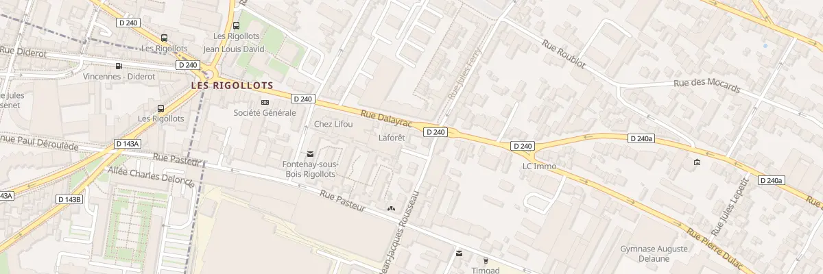 Plan du 101 Rue Dalayrac à Fontenay-sous-Bois