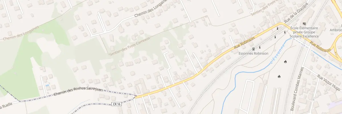 Plan du 80 Rue de Robinson à Corbeil-Essonnes