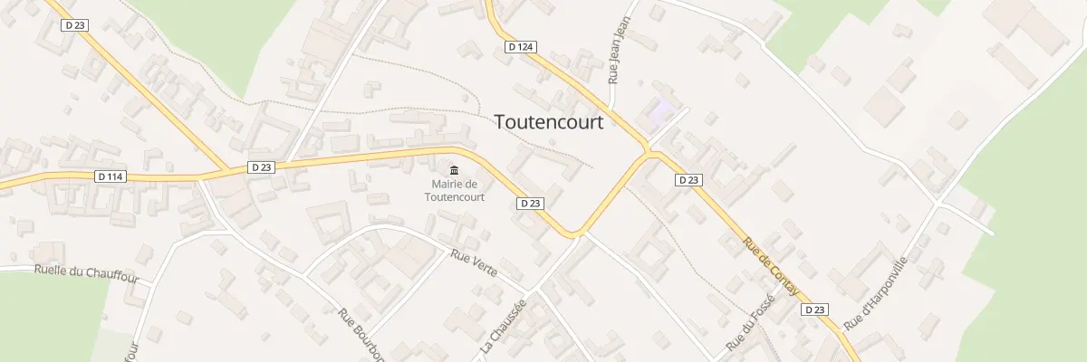 Plan du 2 Rue Longue à Toutencourt
