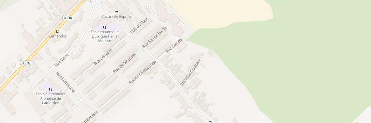 Plan du 346 Rue Raoul Briquet à Auchel