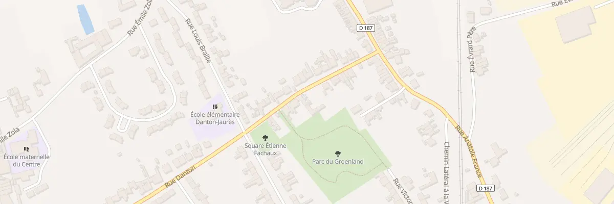 Plan du 482 Rue Danton à Isbergues