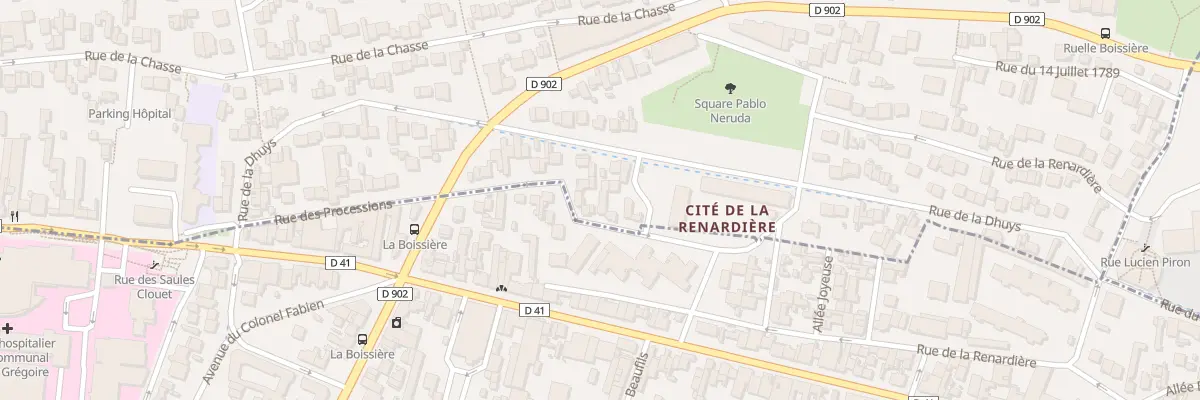 Plan du 73 Rue des Processions à Noisy-le-Sec