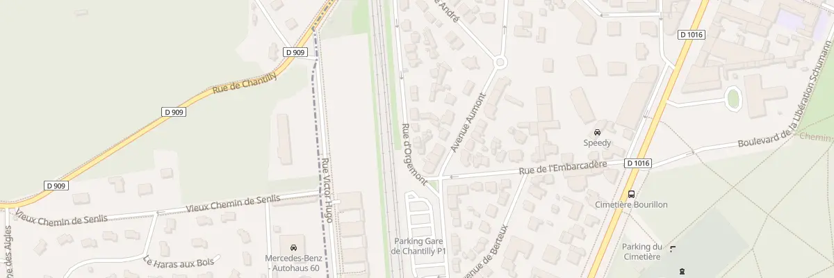 Plan du 32 Rue d’Orgemont à Chantilly