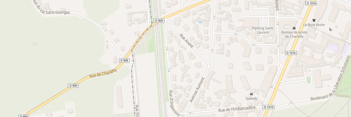 Plan du 48 Rue d’Orgemont à Chantilly