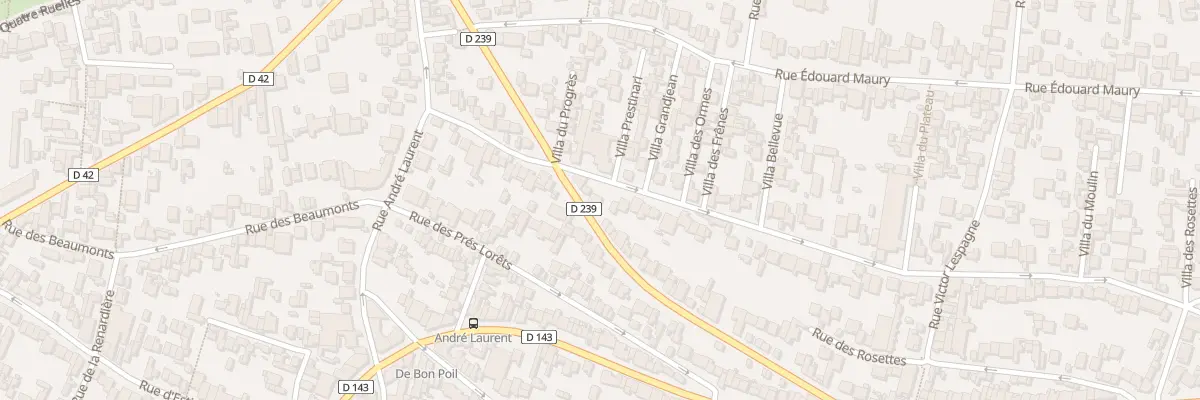 Plan du 243 Rue des Moulins à Fontenay-sous-Bois