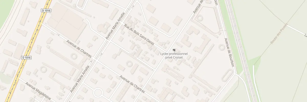 Plan du 22 Rue du Bois St Denis à Chantilly