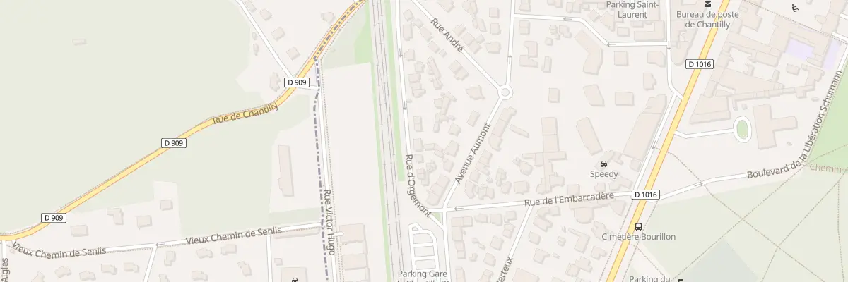 Plan du 36 Rue d’Orgemont à Chantilly