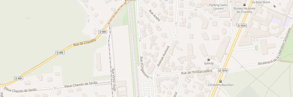 Plan du 38 Rue d’Orgemont à Chantilly