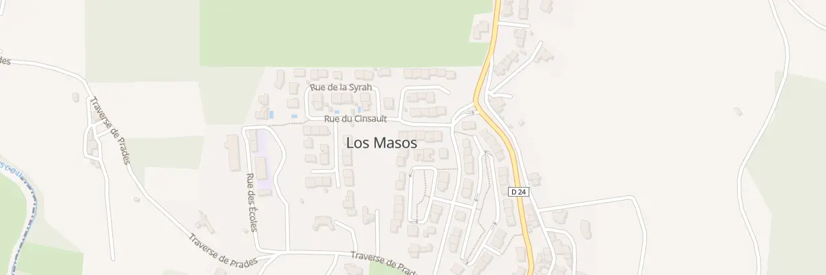 Plan du 14 Rue de l’Aramon à Los Masos