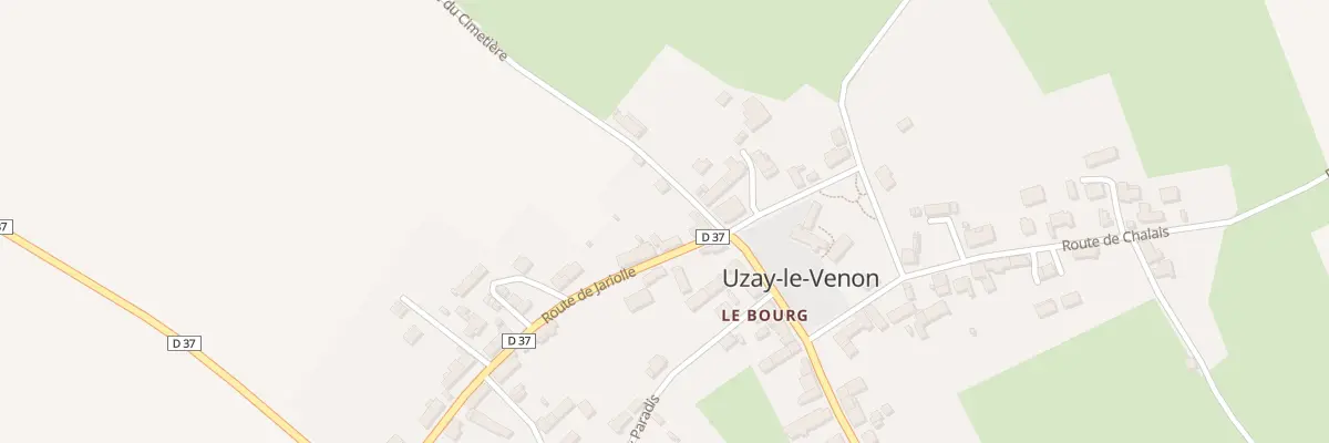 Plan du 3 Rte de Jariolle à Uzay-le-Venon