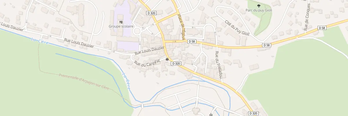 Plan du 37 Rue Felix Ramond à Arpajon-sur-Cère