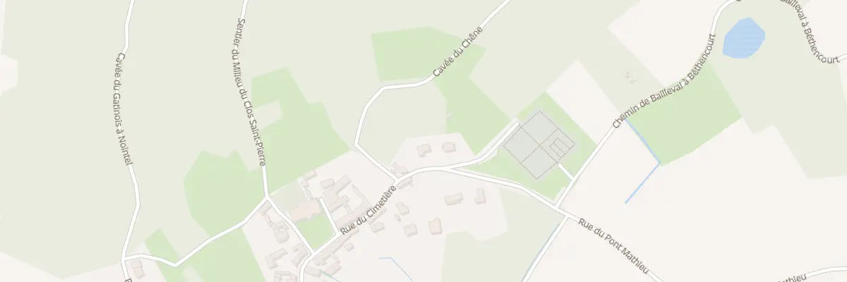Plan du 9 Rue du Cimetière à Bailleval
