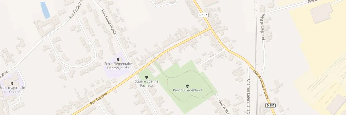 Plan du 484 Rue Danton à Isbergues