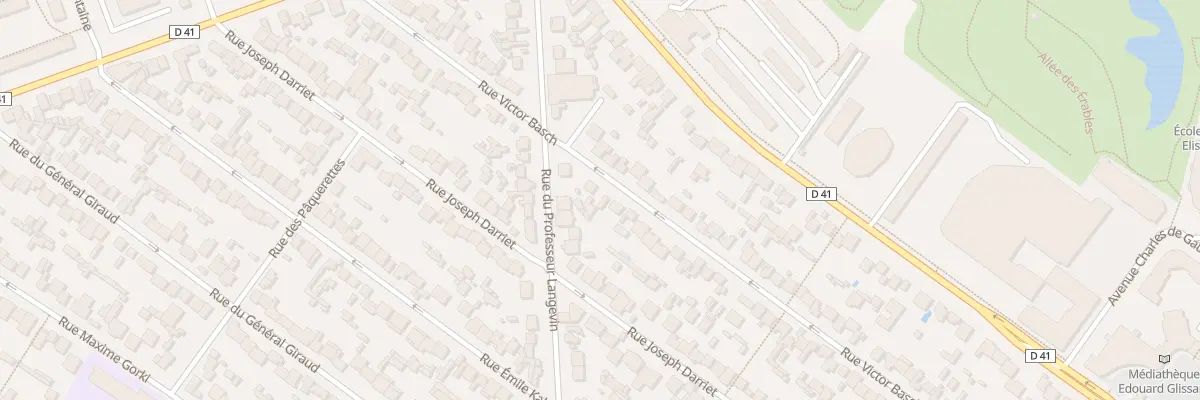 Plan du 89 Rue Victor Basch au Blanc-Mesnil