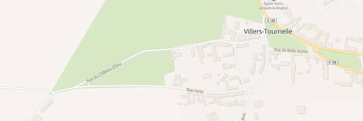 Plan du 11 Rue du Château d’Eau à Villers-Tournelle