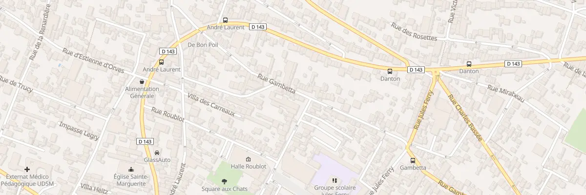 Plan du 127 Rue Gambetta à Fontenay-sous-Bois