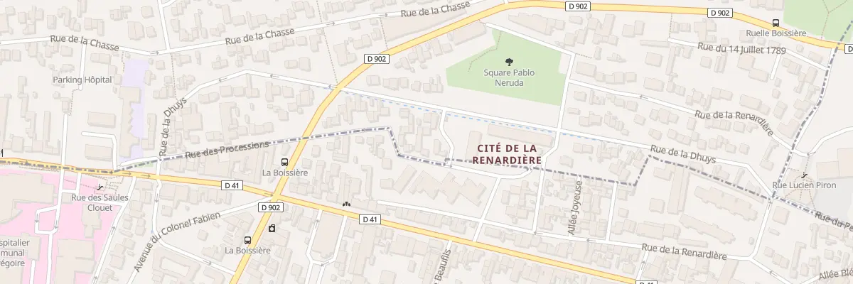 Plan du 77 Rue des Processions à Noisy-le-Sec