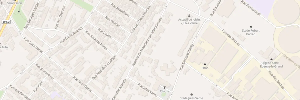 Plan du 78 Av Pdt Salvador Allende à Montreuil