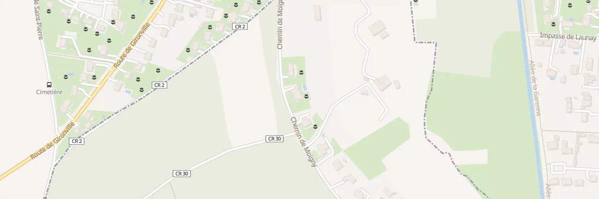 Plan du 39 Che de Moigny à Oncy-sur-École