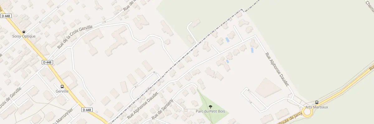 Plan du 26 Rue Alphonse Daudet à Étiolles