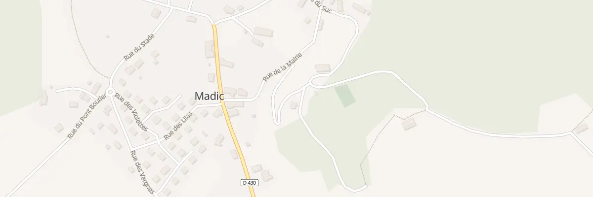 Plan du 430 Rue du Suc à Madic