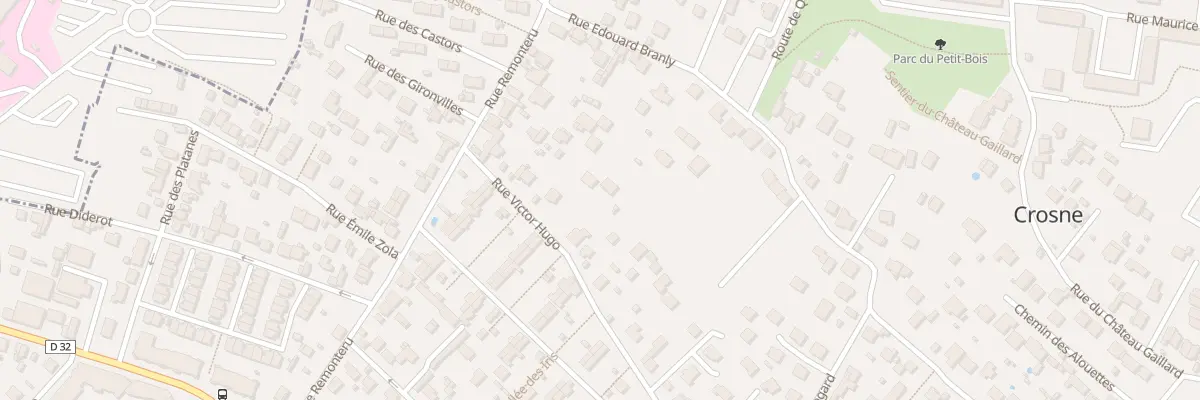 Plan du 90 Rue Victor Hugo à Crosne