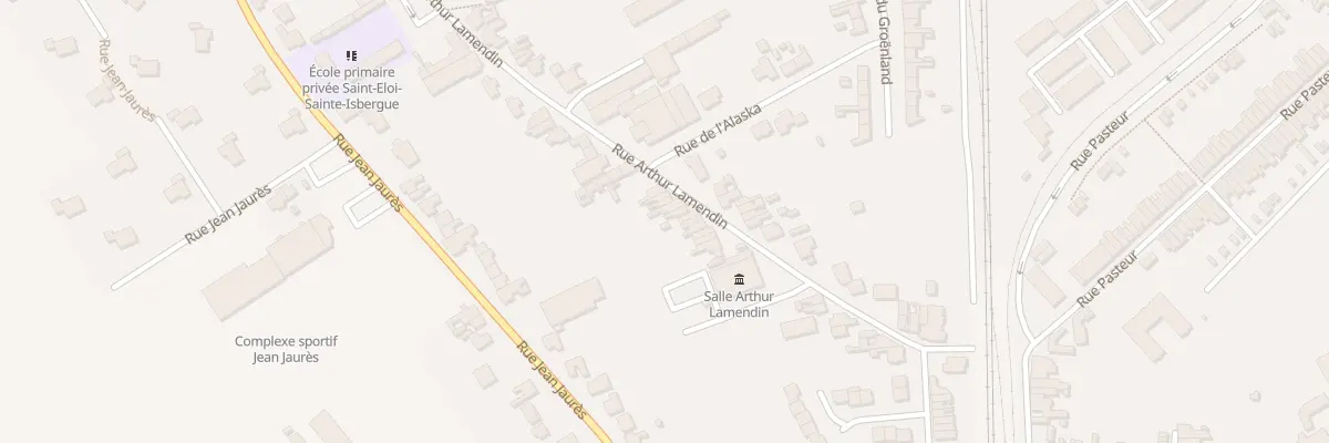 Plan du 64B Rue Arthur Lamendin à Isbergues
