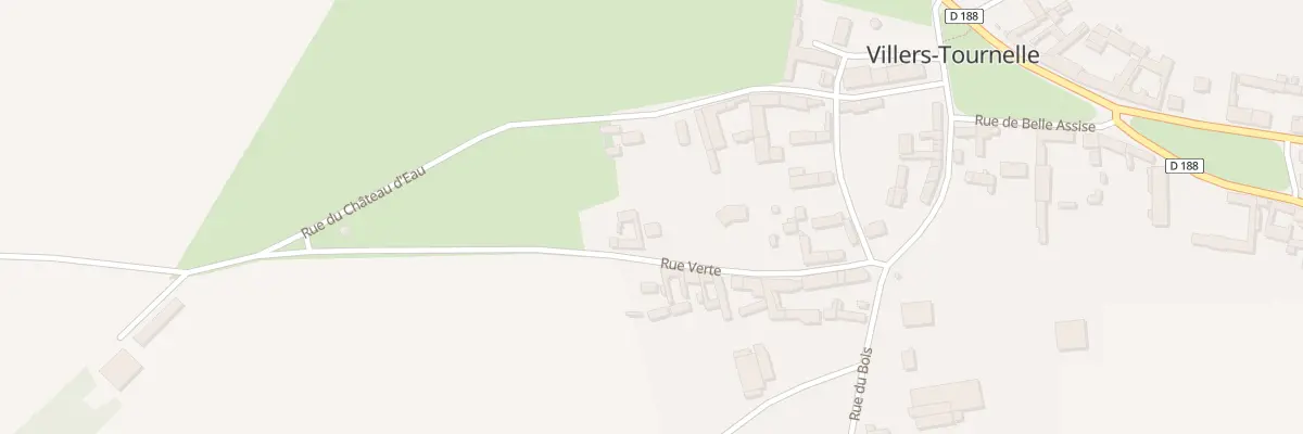 Plan du 8 Rue Verte à Villers-Tournelle