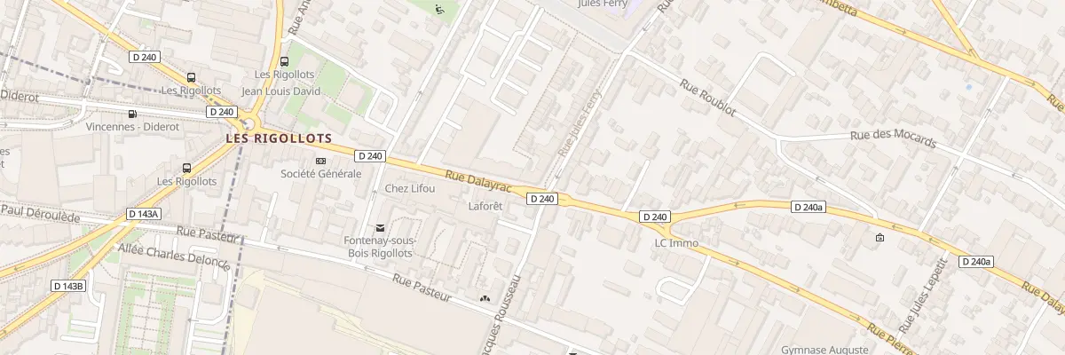 Plan du 88 Rue Dalayrac à Fontenay-sous-Bois