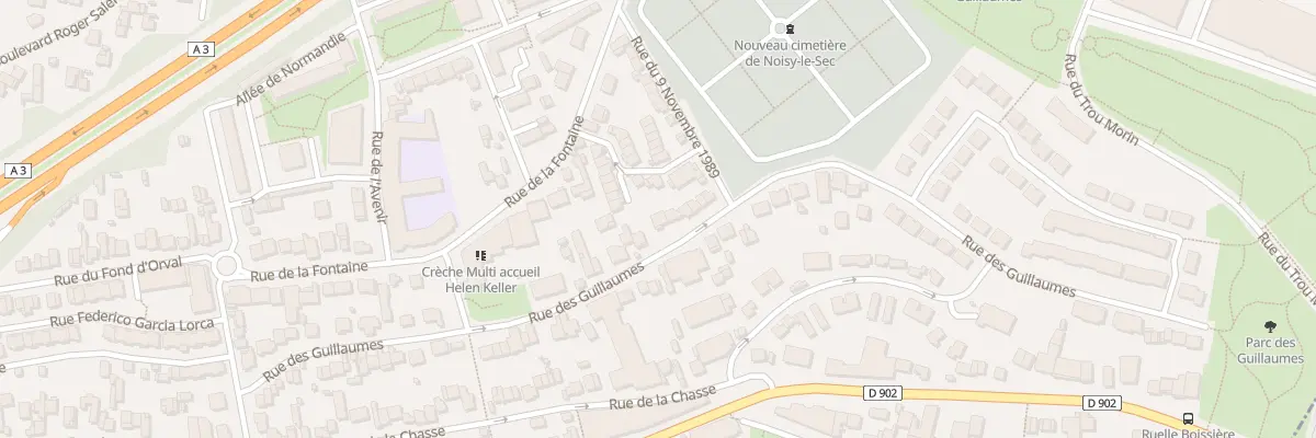 Plan du 59 Rue des Guillaumes à Noisy-le-Sec