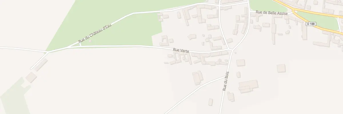 Plan du 11 Rue Verte à Villers-Tournelle