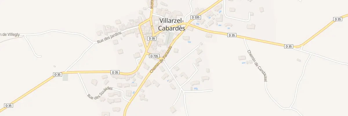 Plan du 5074 Che de Parazols à Villarzel-Cabardès